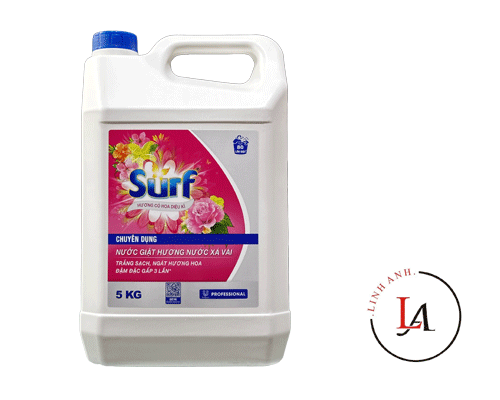 Nước giặt Surf 5Kg/4.8L hương cỏ hoa